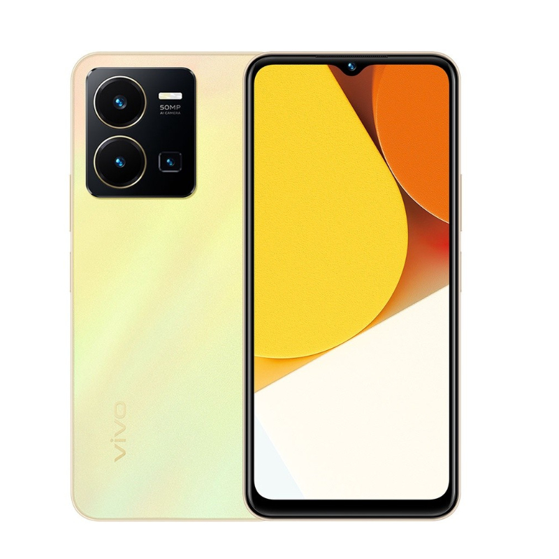 PhoneTemplate Vivo Y35-Dawn Gold